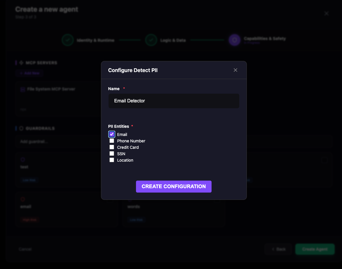 PII Email Detector Setup