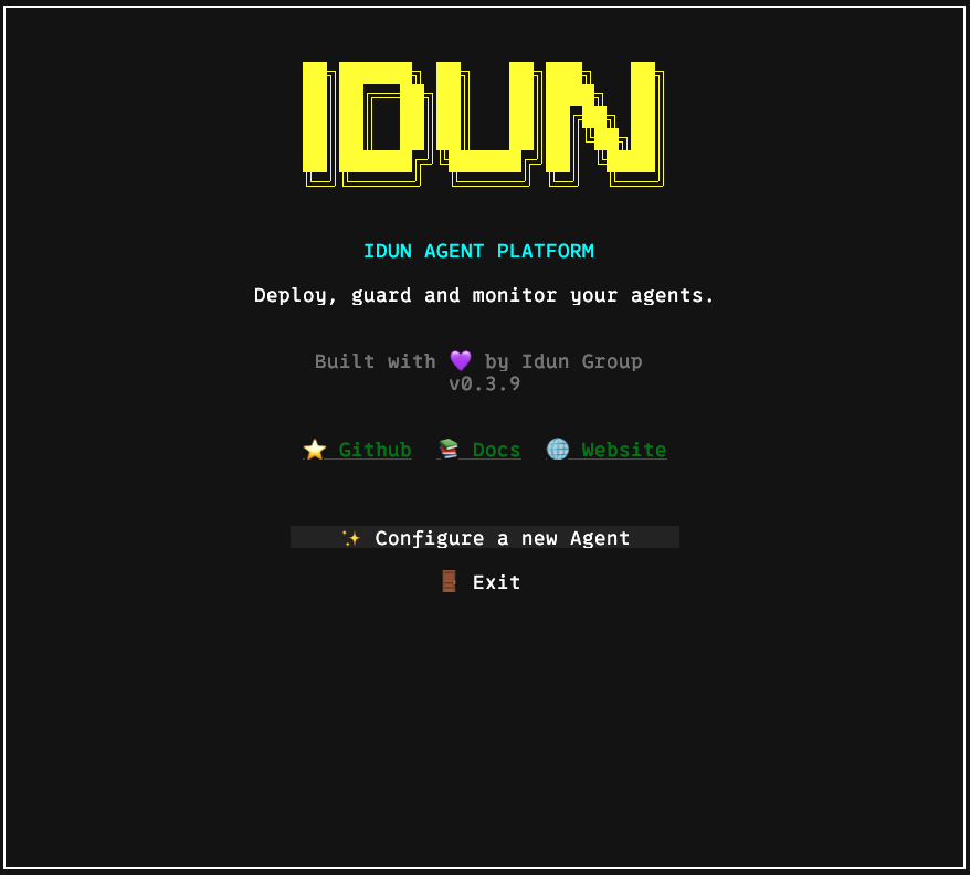 CLI Main Menu